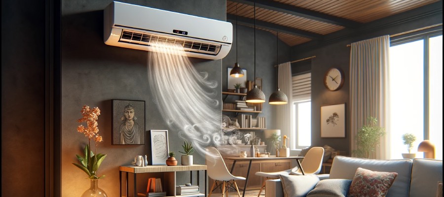 ac warm air blow