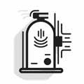 water heating service icon